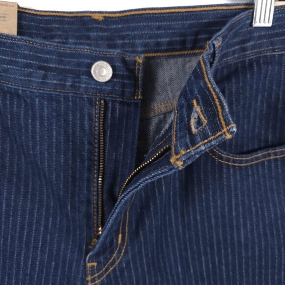 NWT LEVIS LOW PRO MID RISE RELAXED STRAIGHT Striped Jeans 32X30 - Picture 4 of 15
